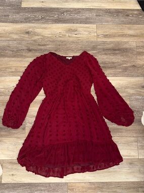 Long sleeve boutique dress